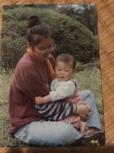 17年前の息子と私。。